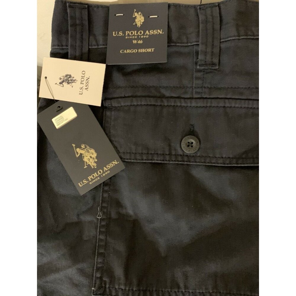 New US‎ Polo Assn. Cargo Shorts Men’s Sz 46 Blue NWT